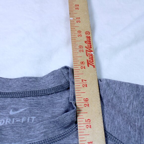 Nike Dri-Fit T-shirt Men's Medium Gray Short Sleeve Activewear UPF40+ - Picture 9 of 10